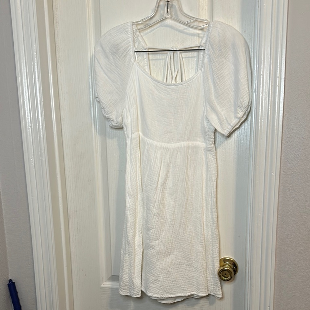 Elegant White Women's Dress